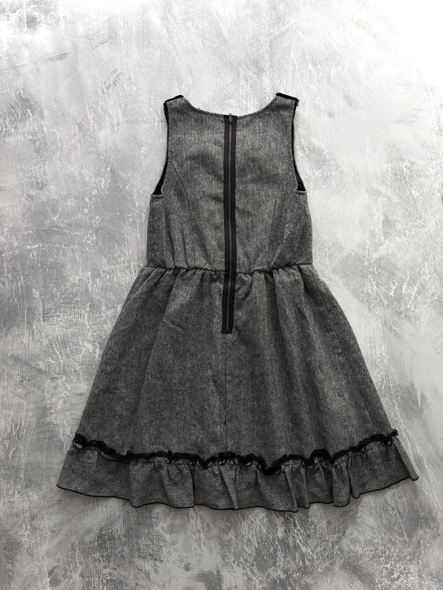 Manor Button Dress - MIDNIGHT FAE