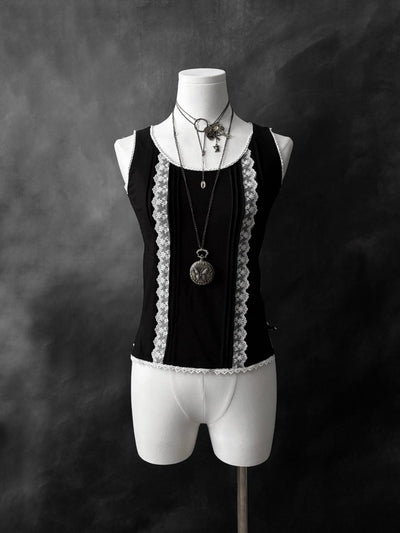 Marie Sleeveless Top - MIDNIGHT FAE