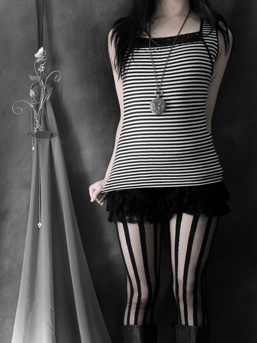 Marie Striped Cami - MIDNIGHT FAE