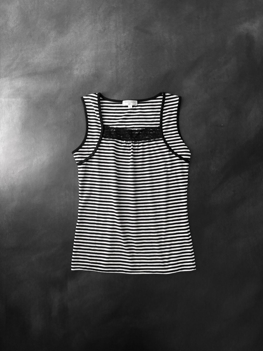 Marie Striped Cami - MIDNIGHT FAE