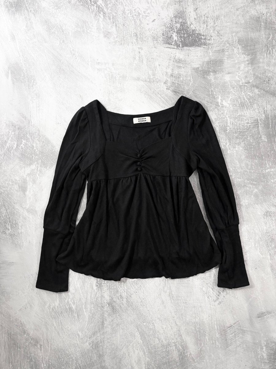 Minimum Babydoll Top - MIDNIGHT FAE