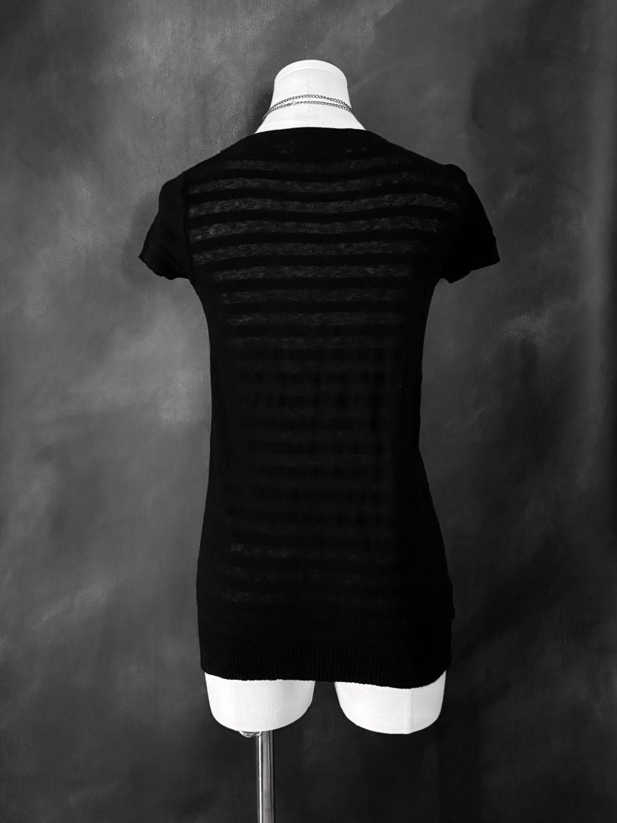 Minuet Button Top - MIDNIGHT FAE
