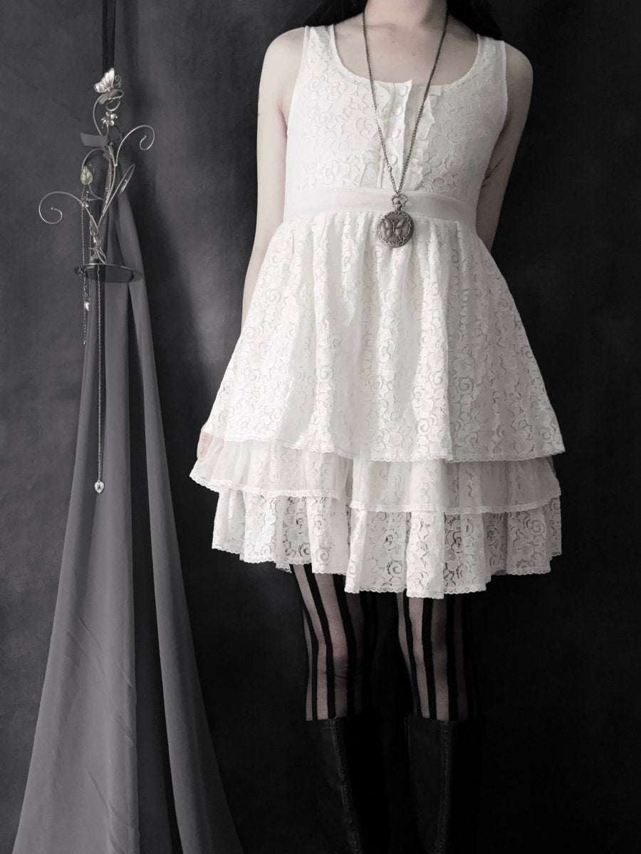 Mire Lace Dress - MIDNIGHT FAE