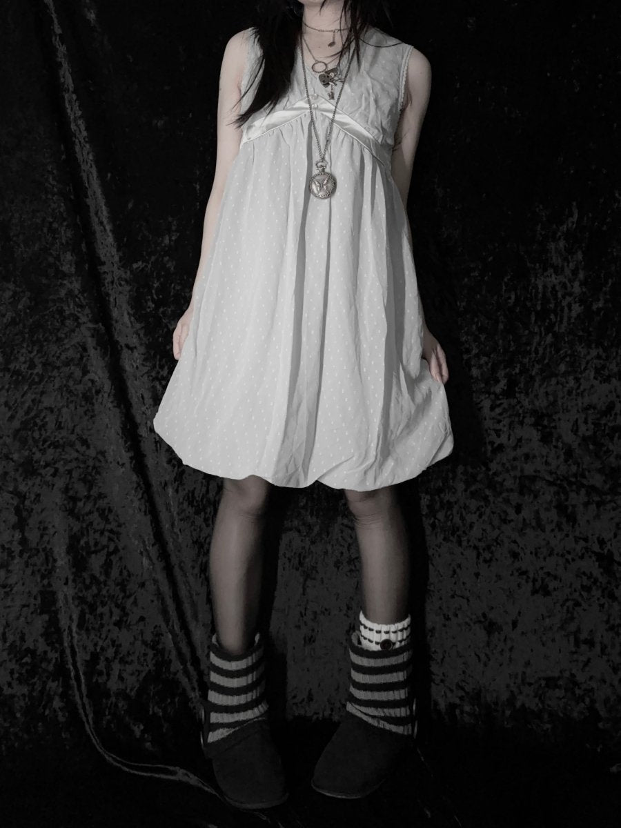 Moonlit Babydoll Dress - MIDNIGHT FAE