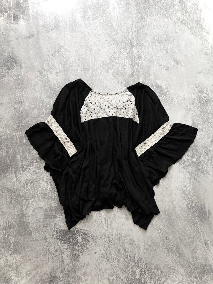 Mori Angel Blouse - MIDNIGHT FAE