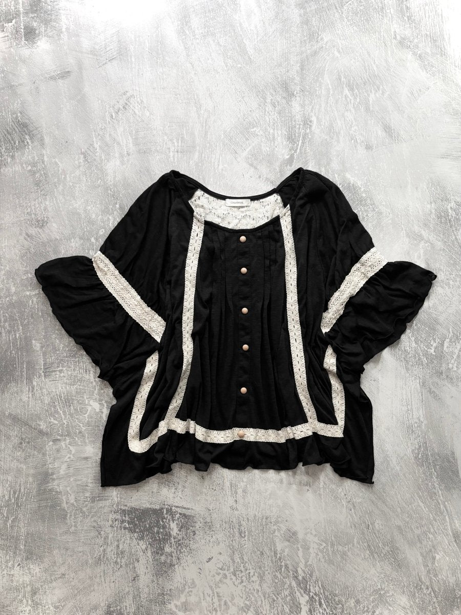 Mori Angel Blouse - MIDNIGHT FAE