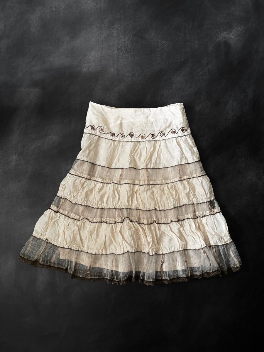 Morrow Layered Skirt - MIDNIGHT FAE