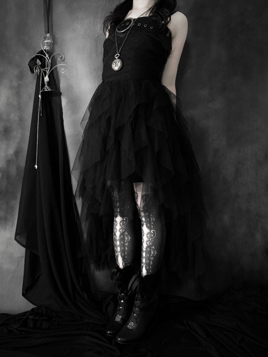Mourne Tulle Dress - MIDNIGHT FAE