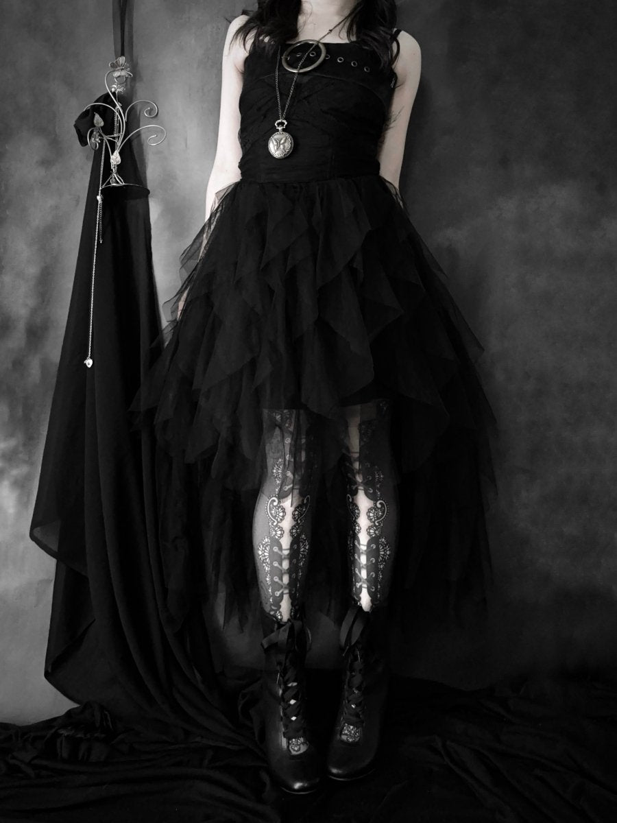 Mourne Tulle Dress - MIDNIGHT FAE