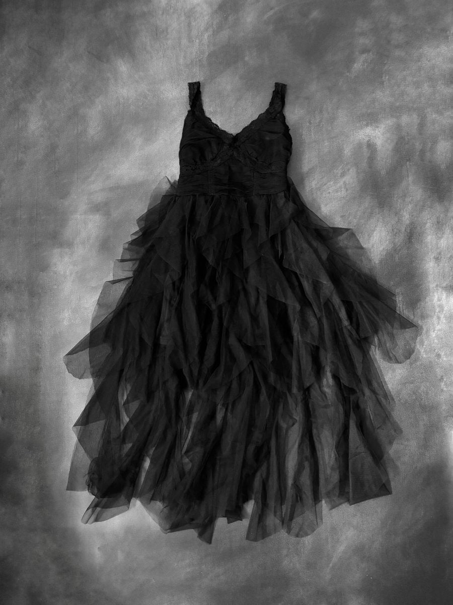 Mourne Tulle Dress - MIDNIGHT FAE