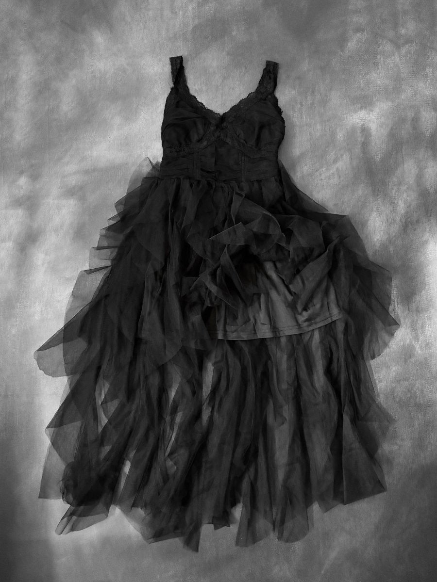 Mourne Tulle Dress - MIDNIGHT FAE
