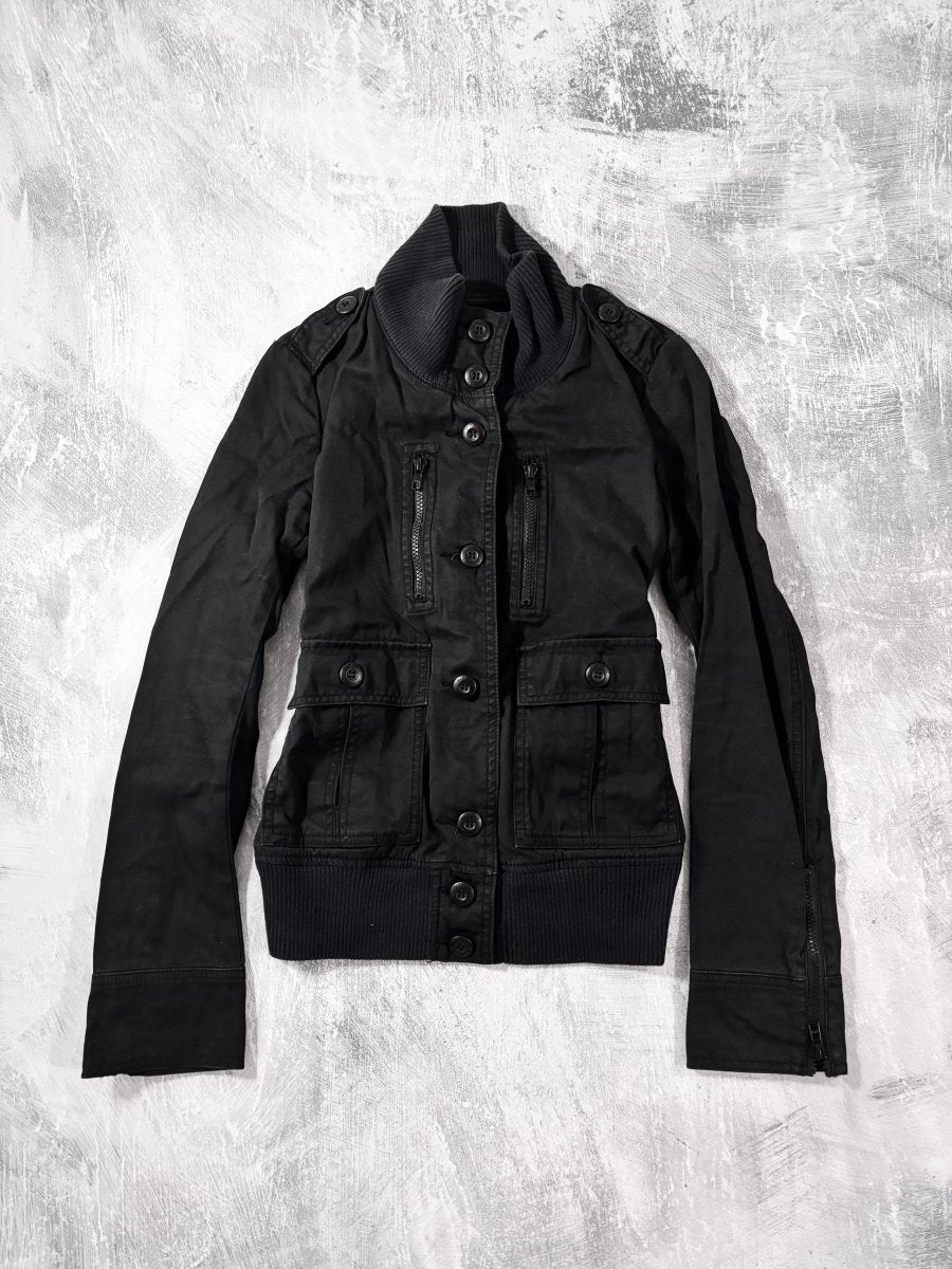 Moussy Military Jacket - MIDNIGHT FAE