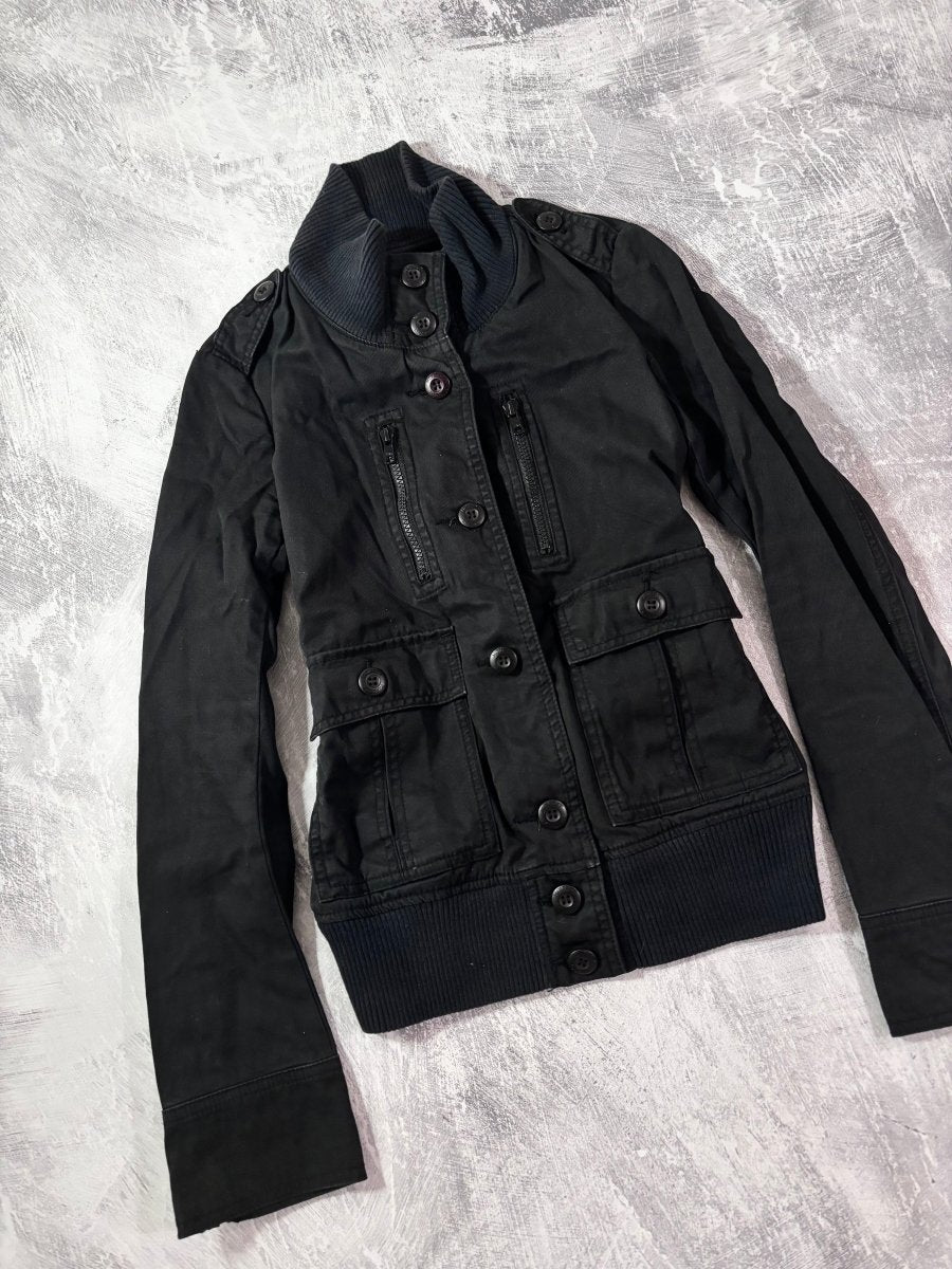 Moussy Military Jacket - MIDNIGHT FAE