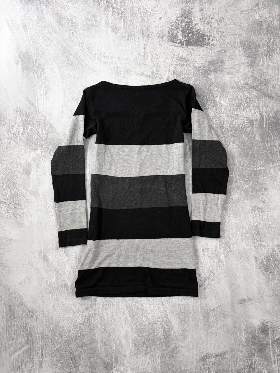 Multi Stripe Knit Top - MIDNIGHT FAE