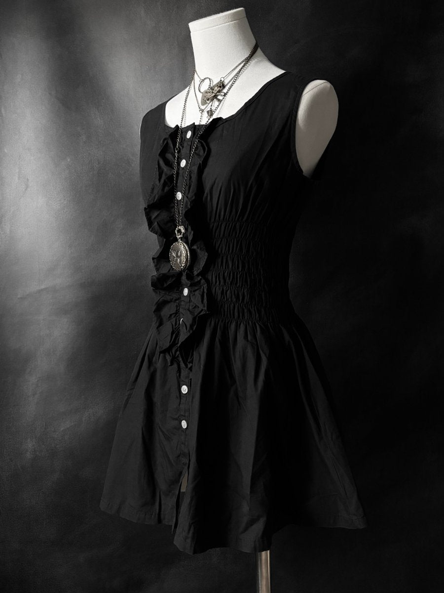 Murmur Babydoll Dress - MIDNIGHT FAE