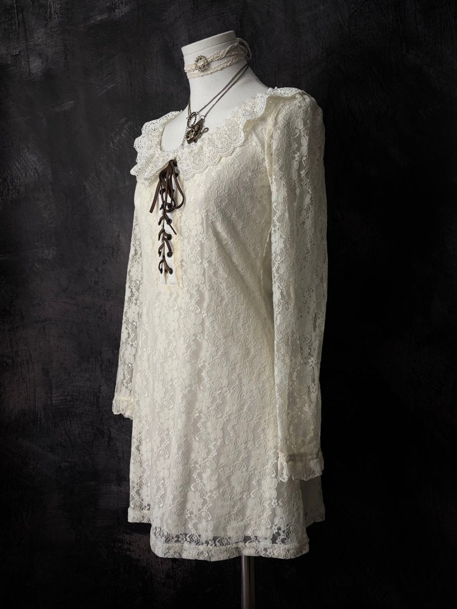 Muse Lace Dress - MIDNIGHT FAE