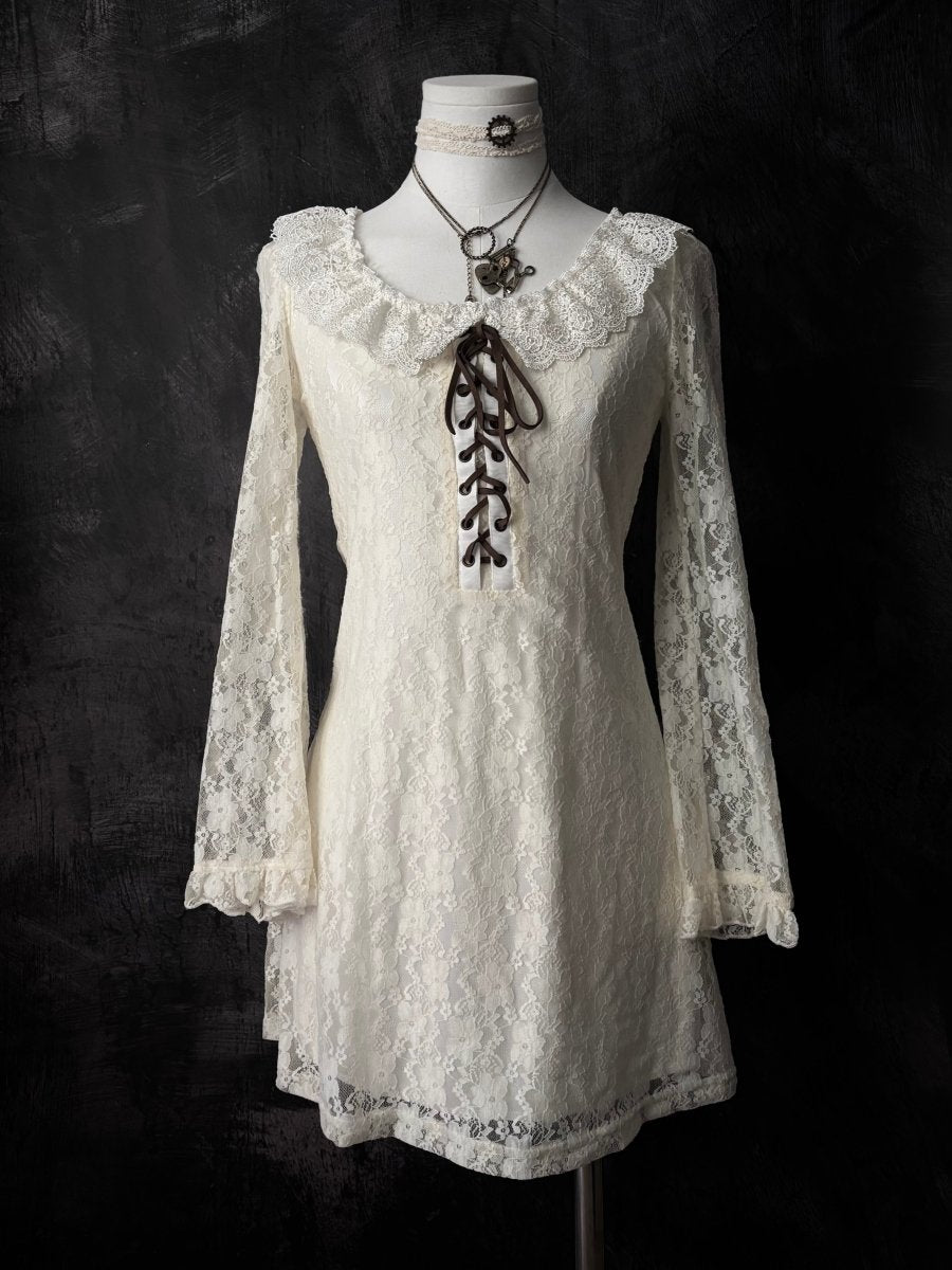 Muse Lace Dress - MIDNIGHT FAE