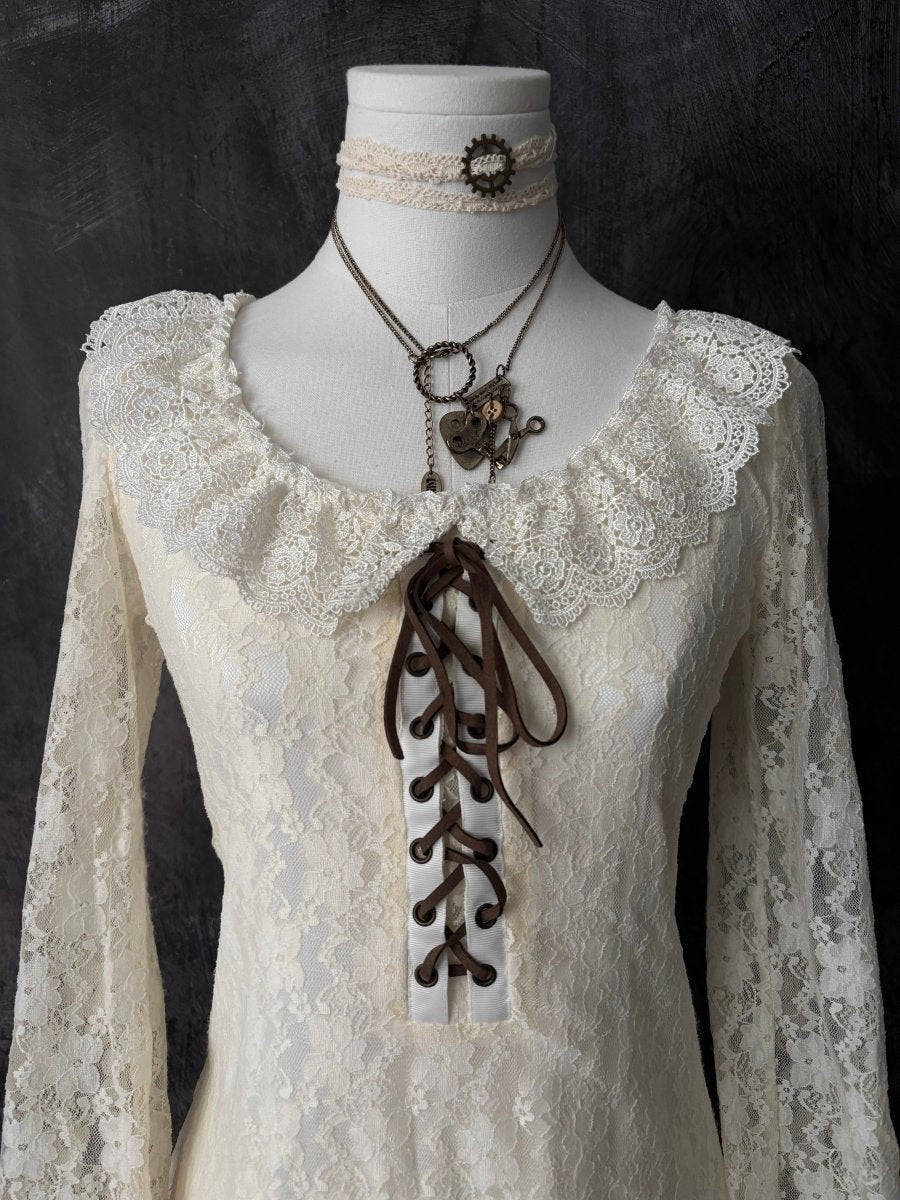 Muse Lace Dress - MIDNIGHT FAE