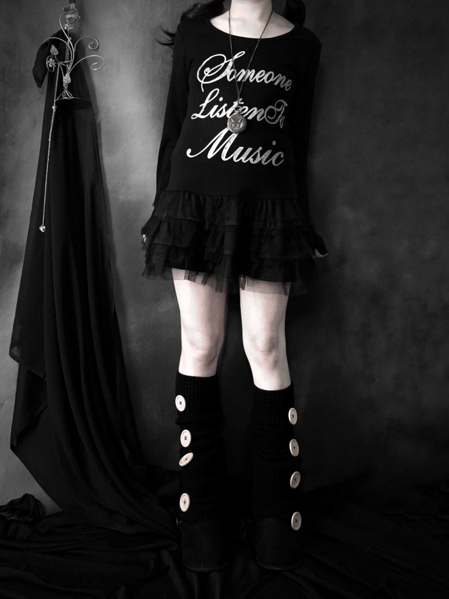 Music Tunic Dress - MIDNIGHT FAE