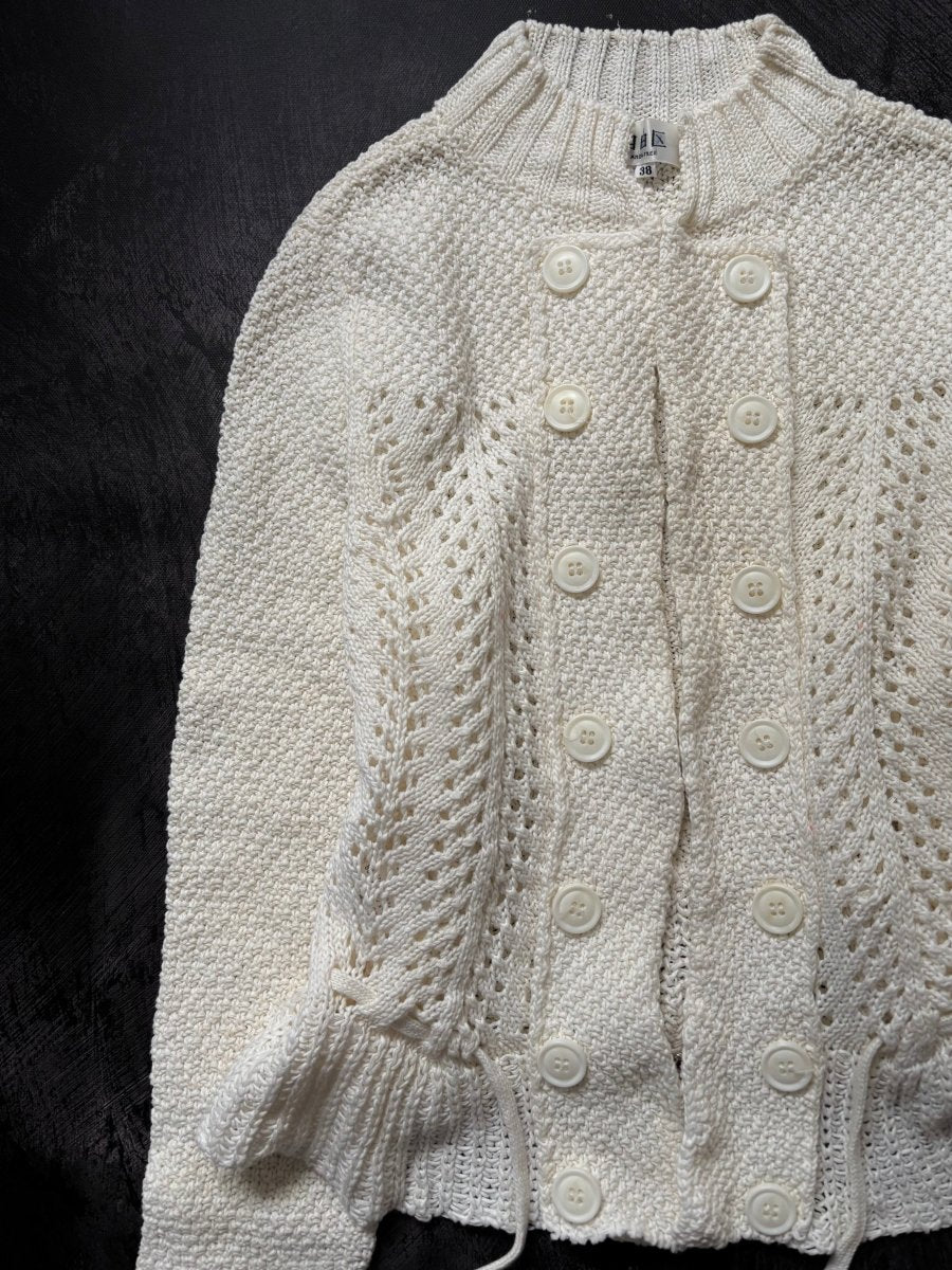 Needle Knit Cardigan - MIDNIGHT FAE