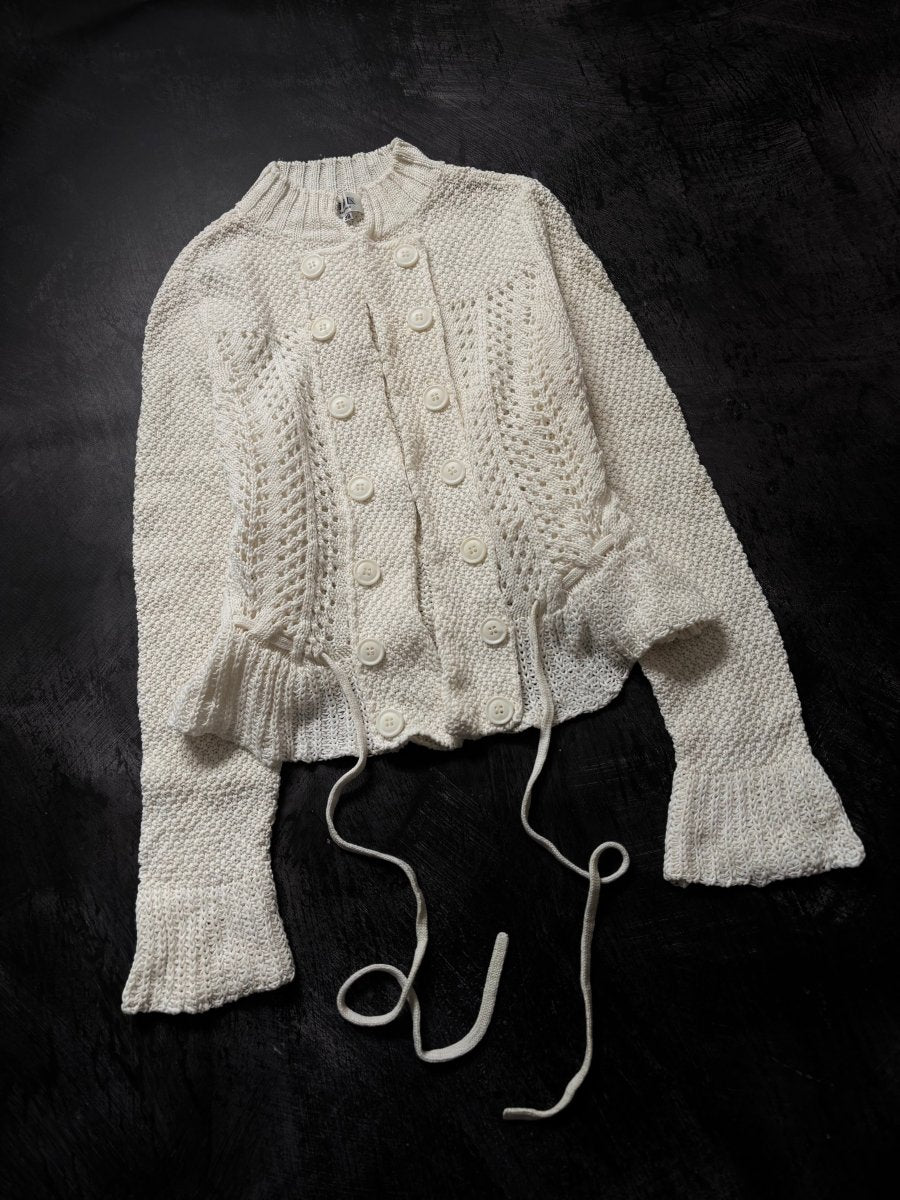 Needle Knit Cardigan - MIDNIGHT FAE