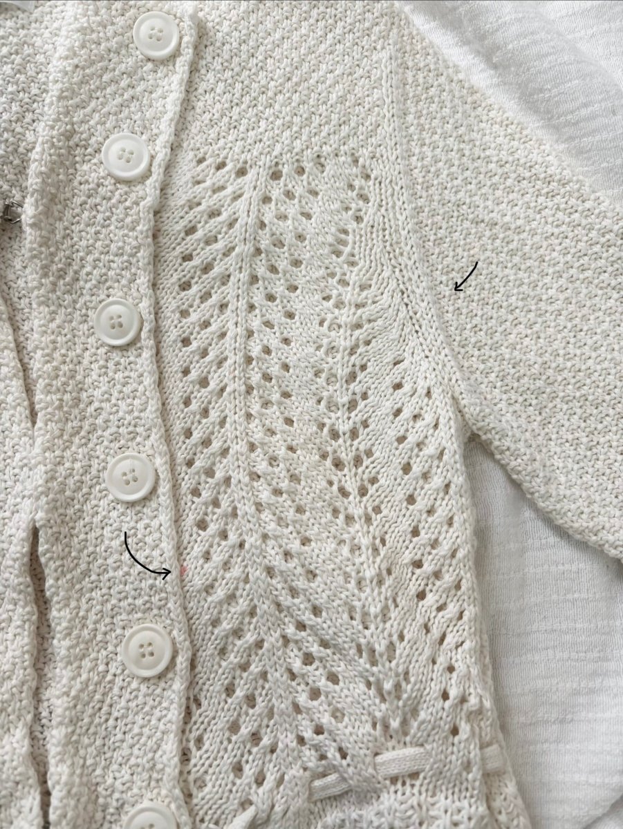 Needle Knit Cardigan - MIDNIGHT FAE