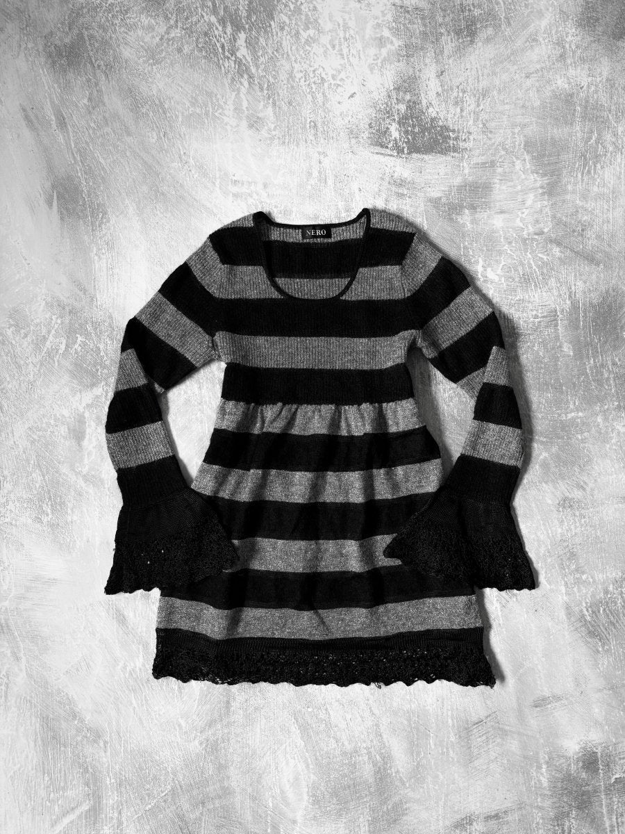 Nero Knit Dress - MIDNIGHT FAE