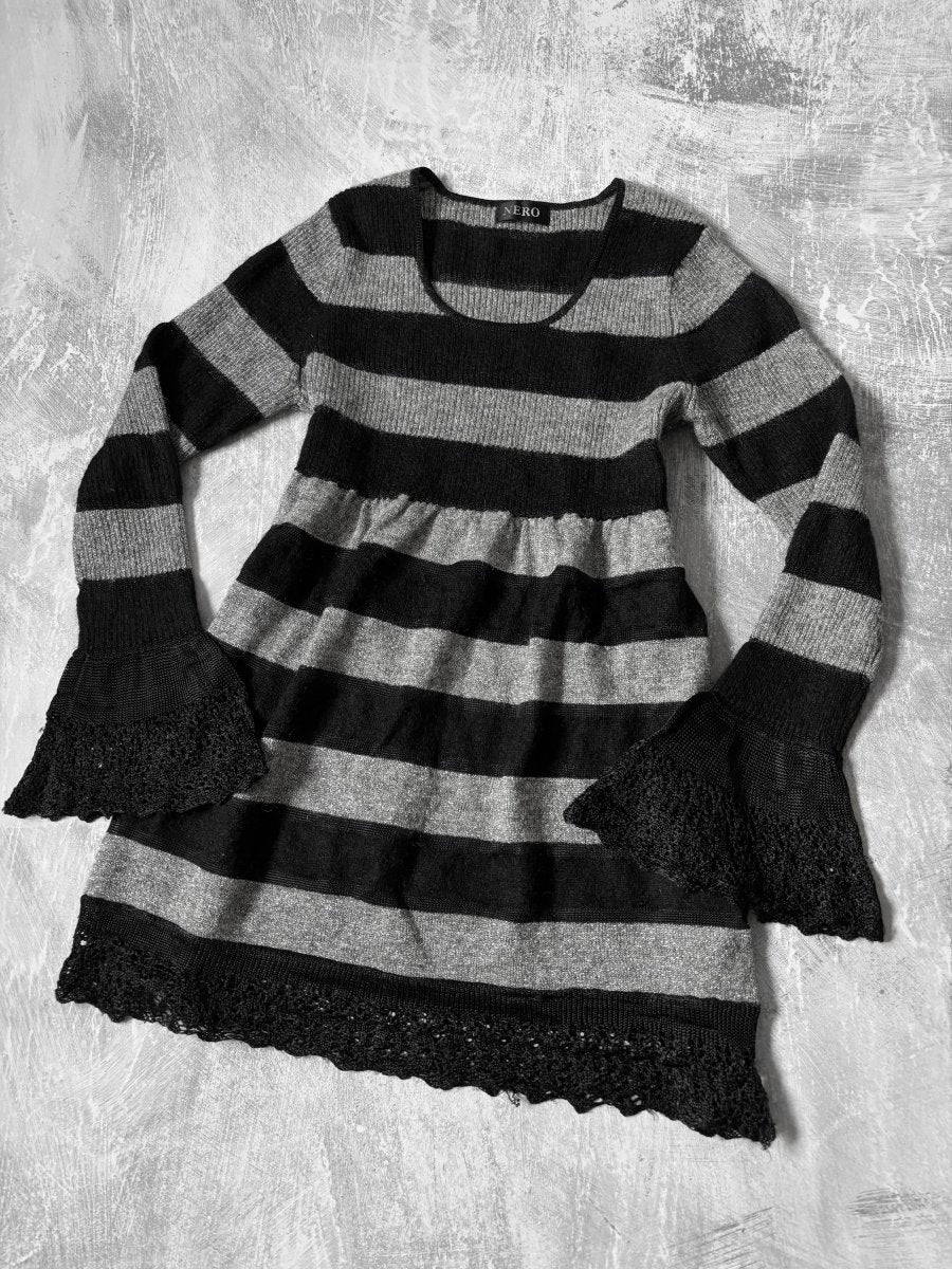 Nero Knit Dress - MIDNIGHT FAE