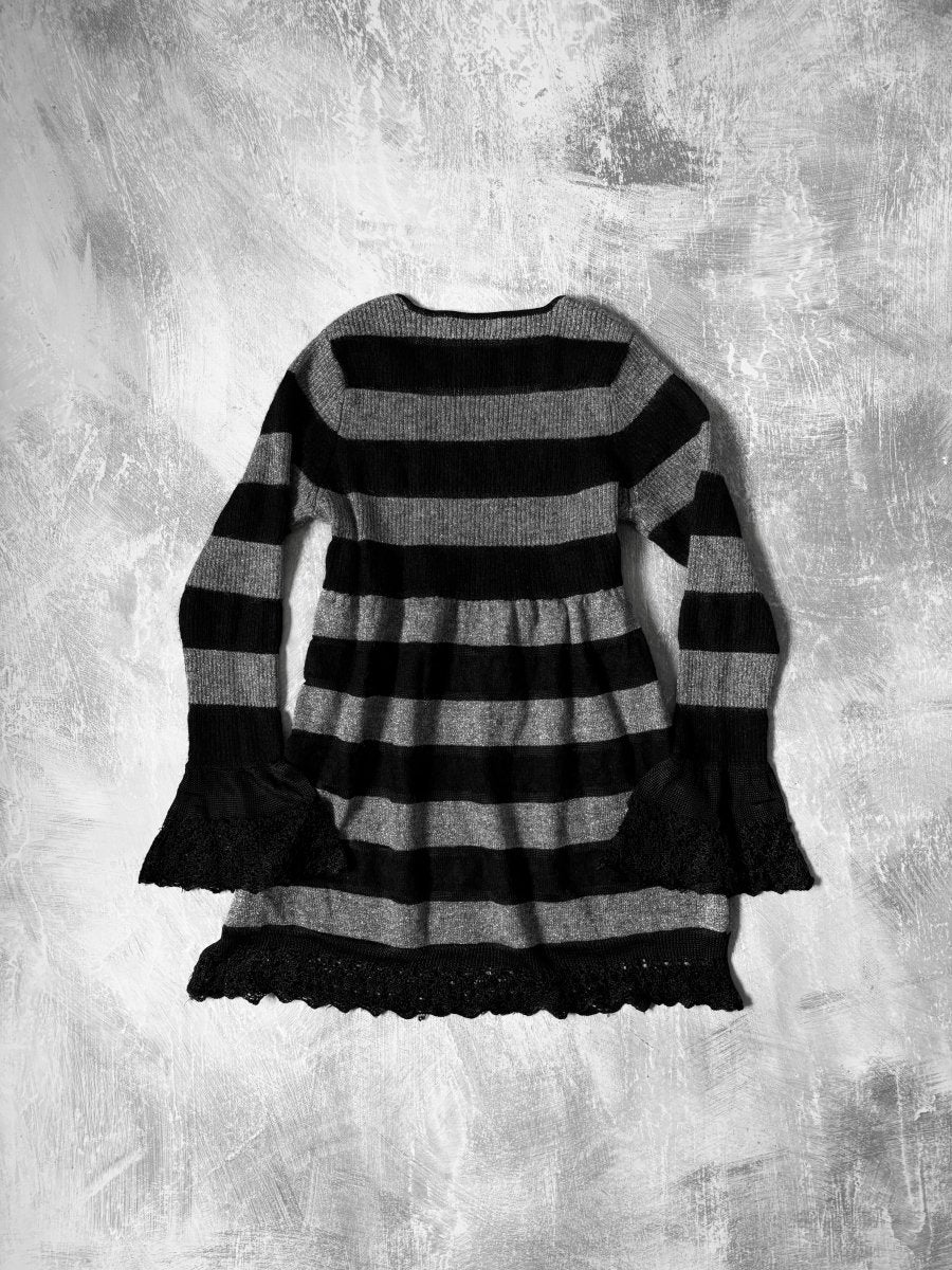 Nero Knit Dress - MIDNIGHT FAE