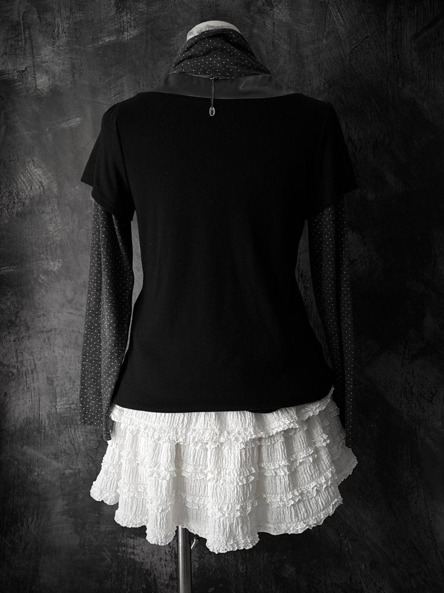 Nini Layered Blouse - MIDNIGHT FAE