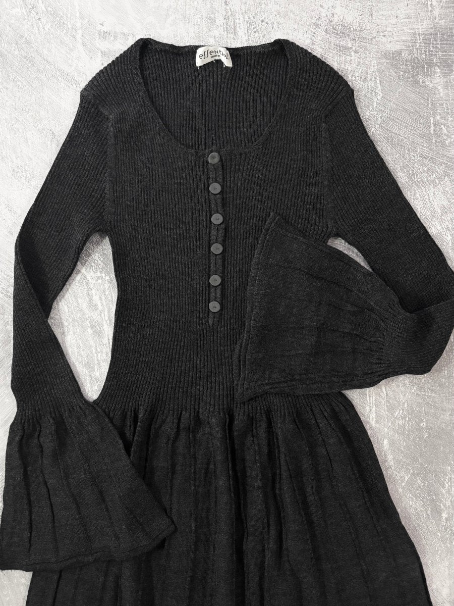 Nocturne Knit Dress - MIDNIGHT FAE