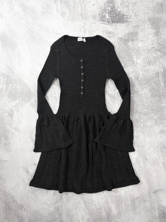 Nocturne Knit Dress - MIDNIGHT FAE