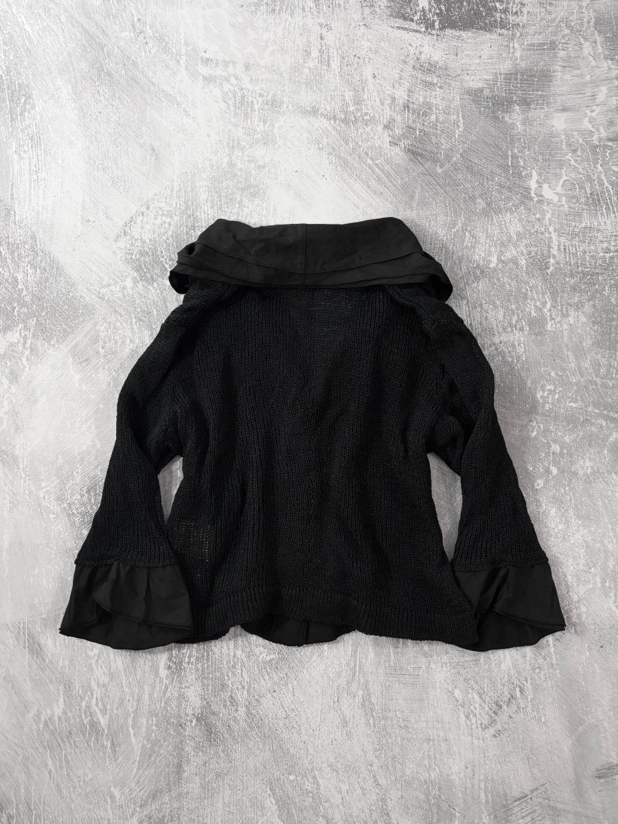 Nostra Silk Cardigan - MIDNIGHT FAE