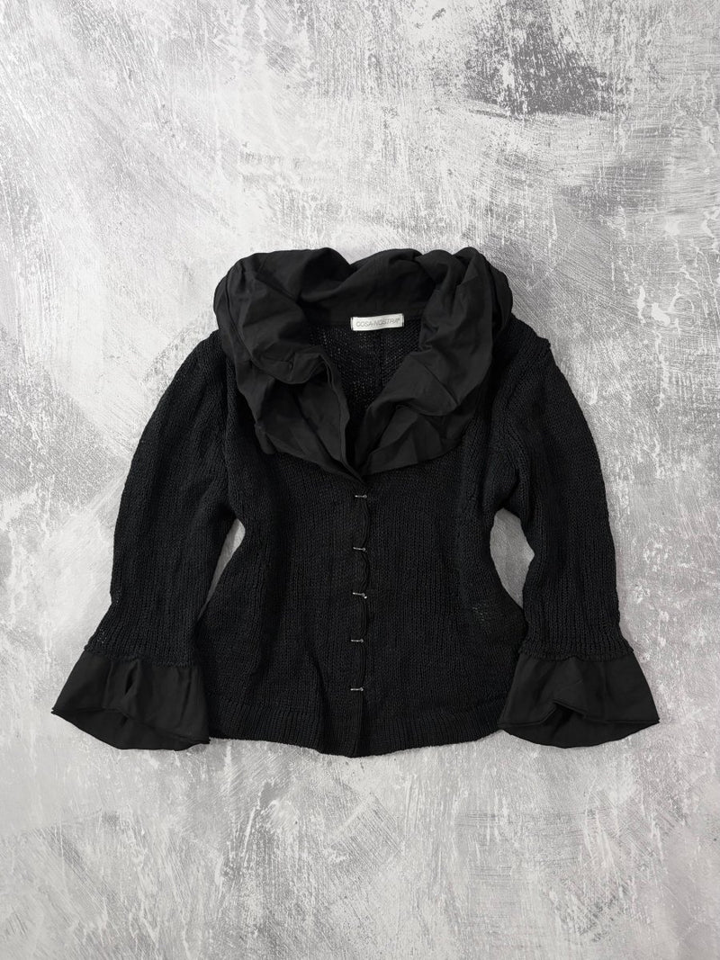 Nostra Silk Cardigan - MIDNIGHT FAE