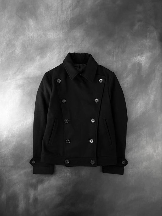 Obelisk Wool Peacoat - MIDNIGHT FAE