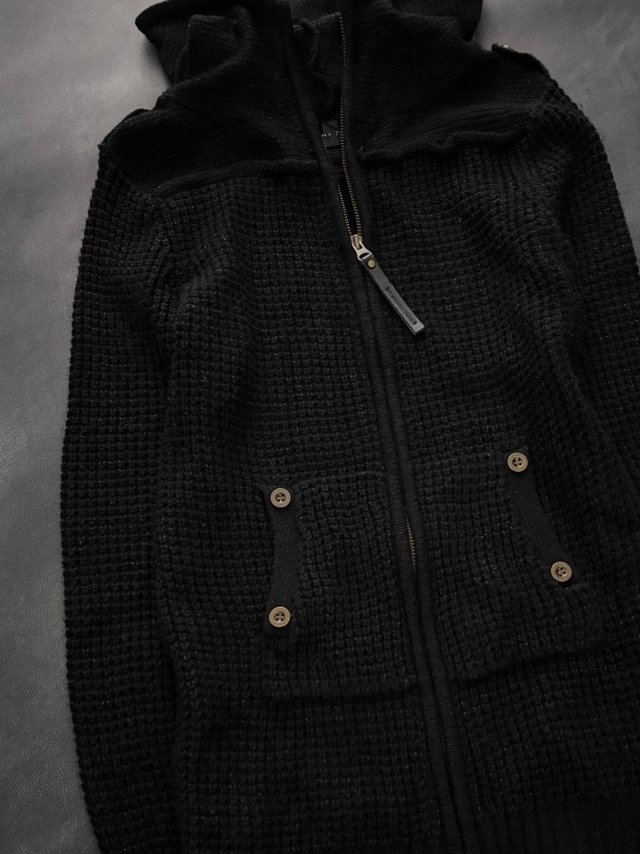 Oblivion Knit Jacket - MIDNIGHT FAE