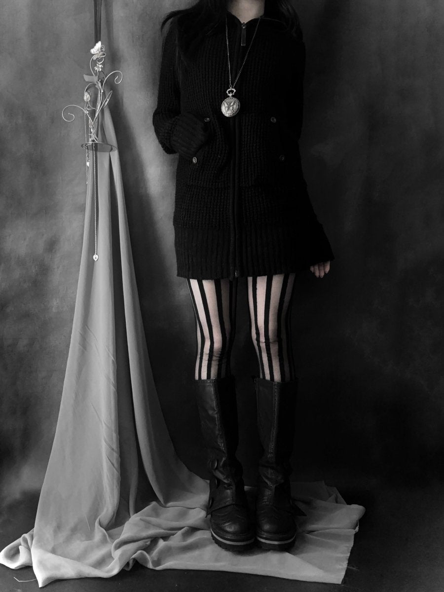 Oblivion Knit Jacket - MIDNIGHT FAE