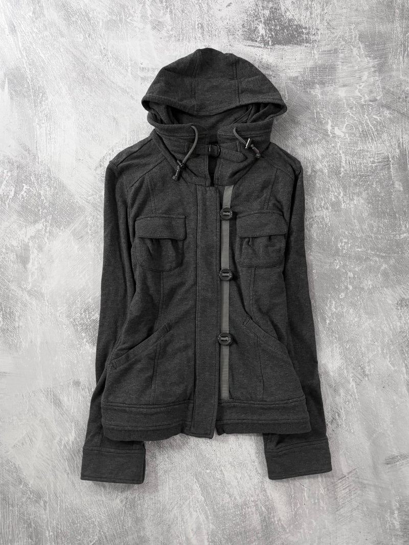 Obscura Grey Jacket - MIDNIGHT FAE