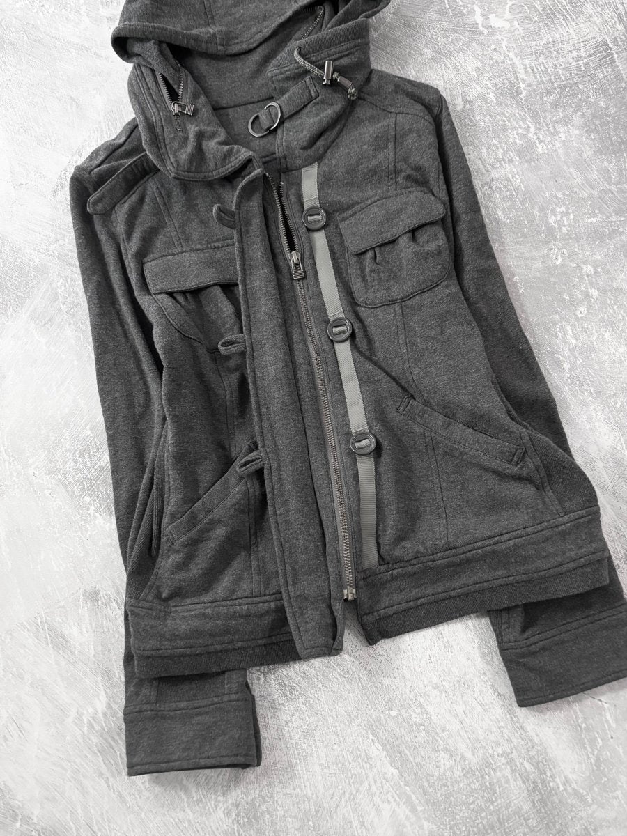 Obscura Grey Jacket - MIDNIGHT FAE
