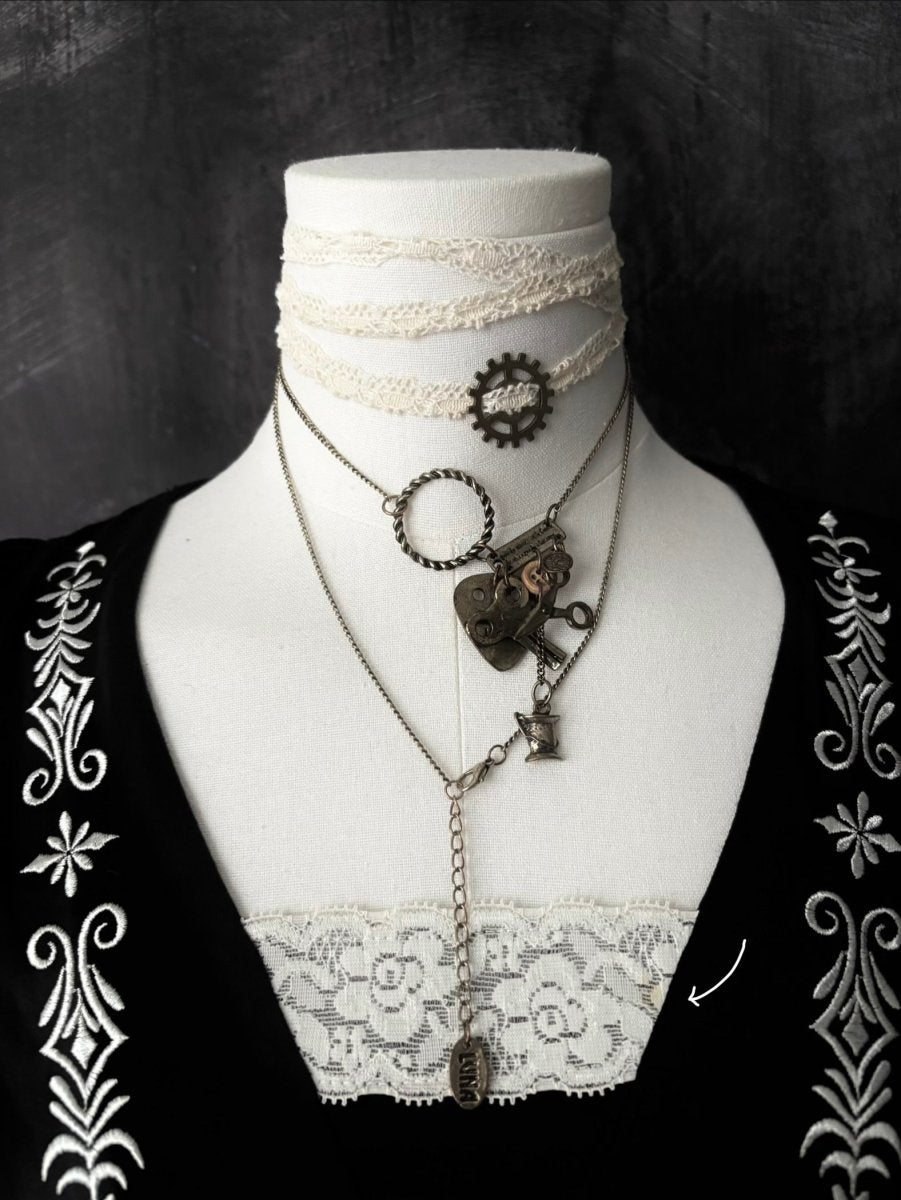Oeillet Babydoll Blouse - MIDNIGHT FAE