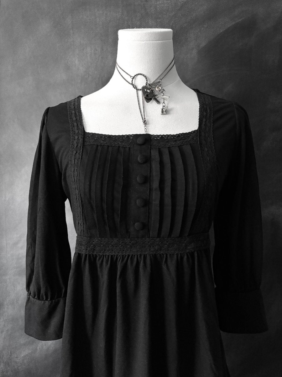 Oeillet Babydoll Top - MIDNIGHT FAE