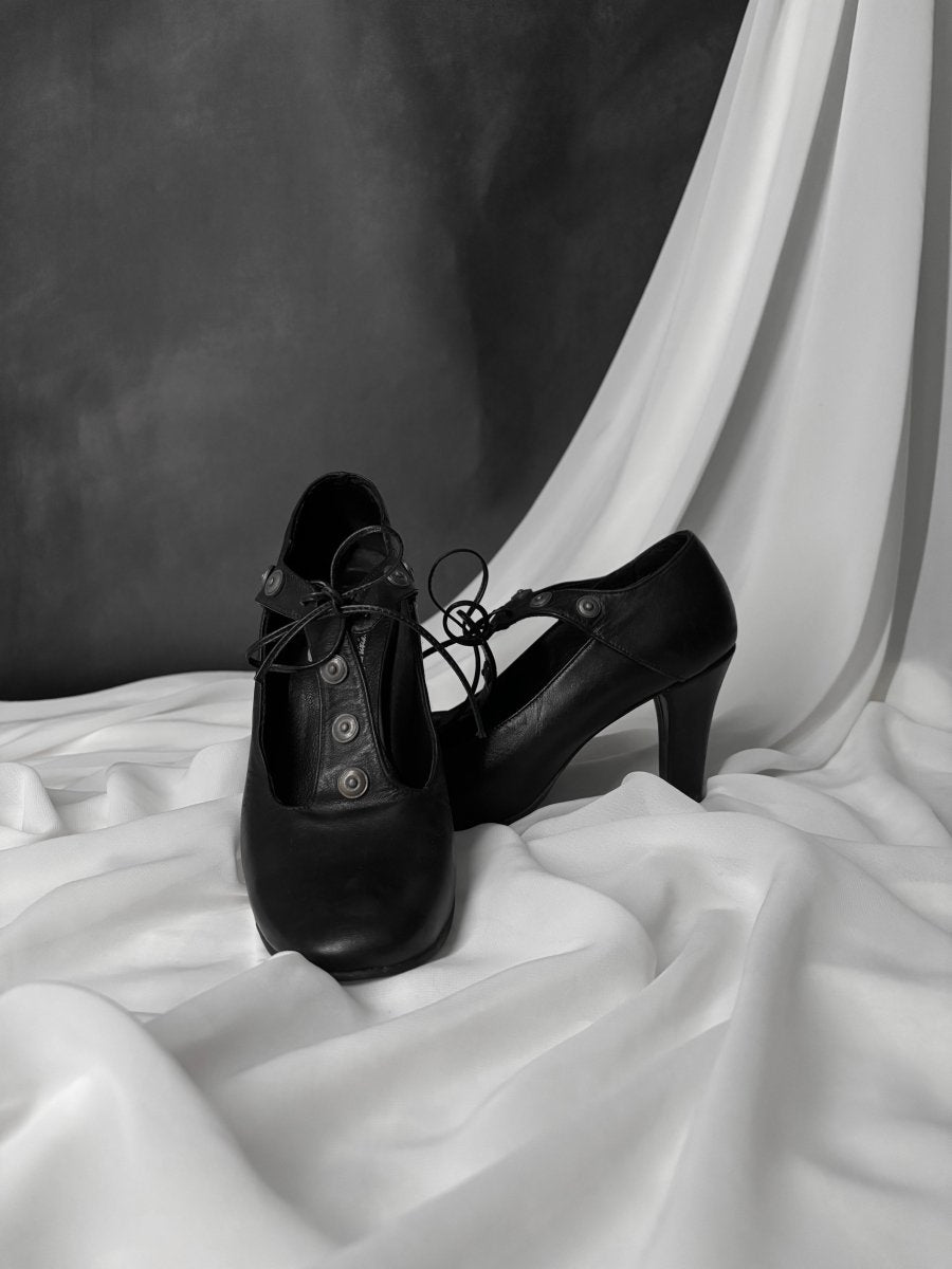 Patrizia T-Bar Heels - MIDNIGHT FAE