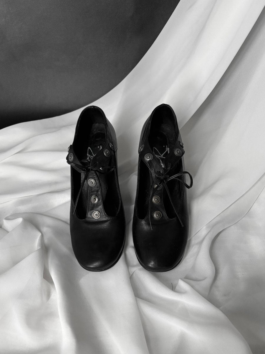 Patrizia T-Bar Heels - MIDNIGHT FAE