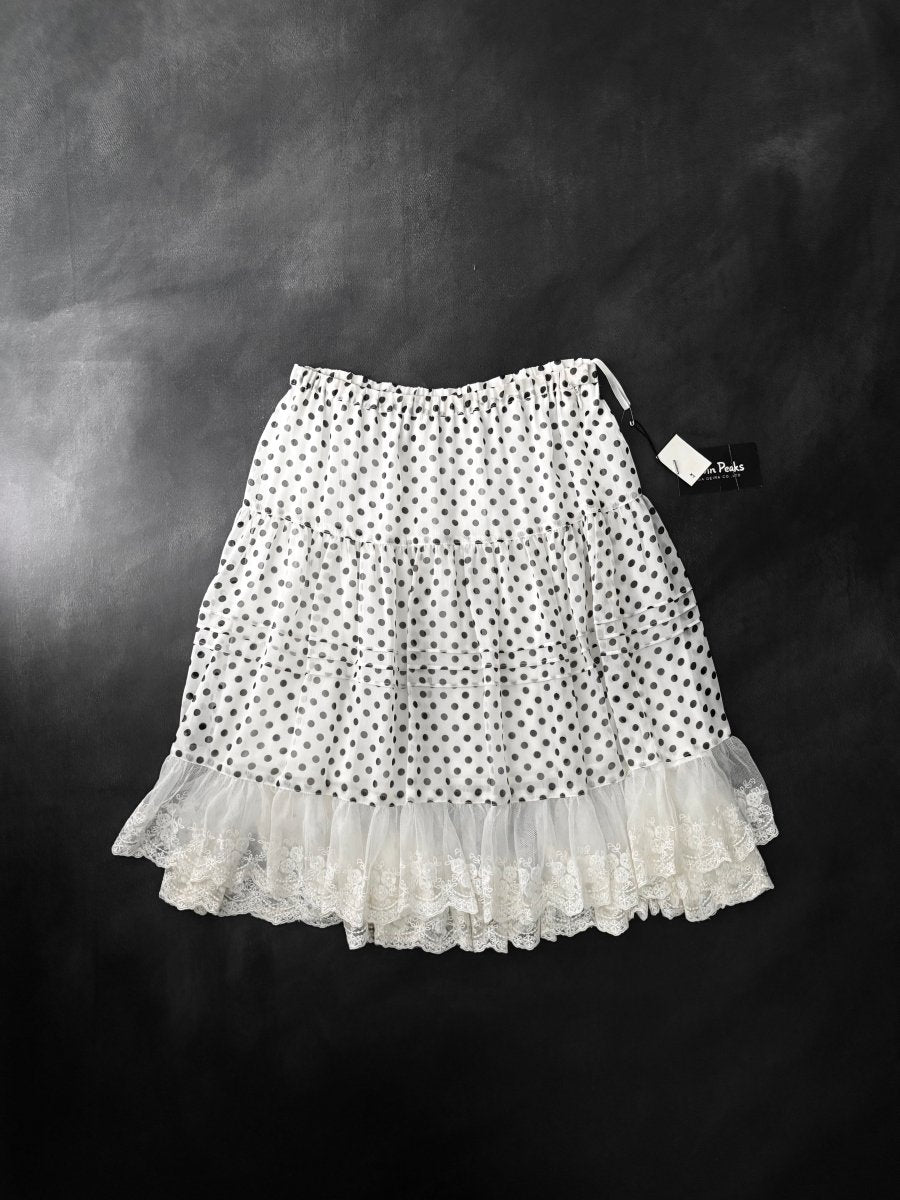 Peaks Polkadot Skirt (BNWT) - MIDNIGHT FAE