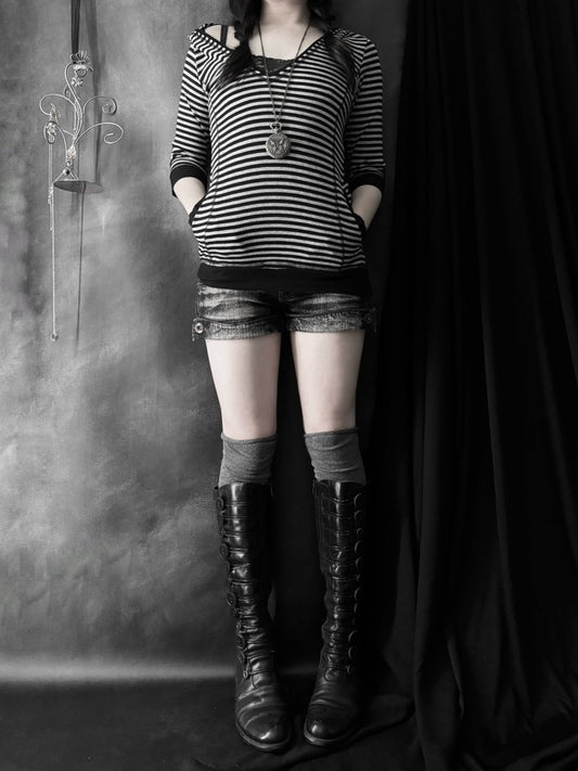 Pitty Hooded Shirt - MIDNIGHT FAE