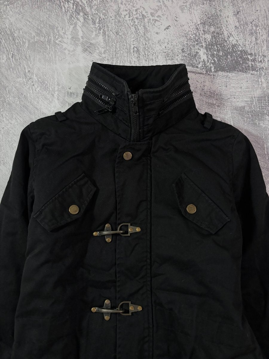 Presque Metal Clasp Coat - MIDNIGHT FAE