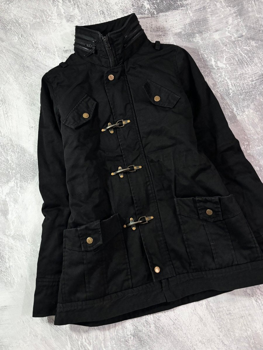 Presque Metal Clasp Coat - MIDNIGHT FAE