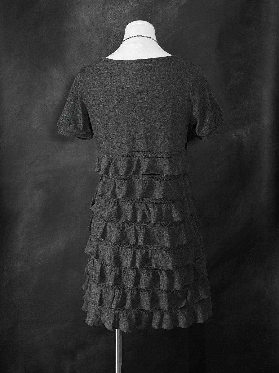 Psalm Frilly Tunic - MIDNIGHT FAE