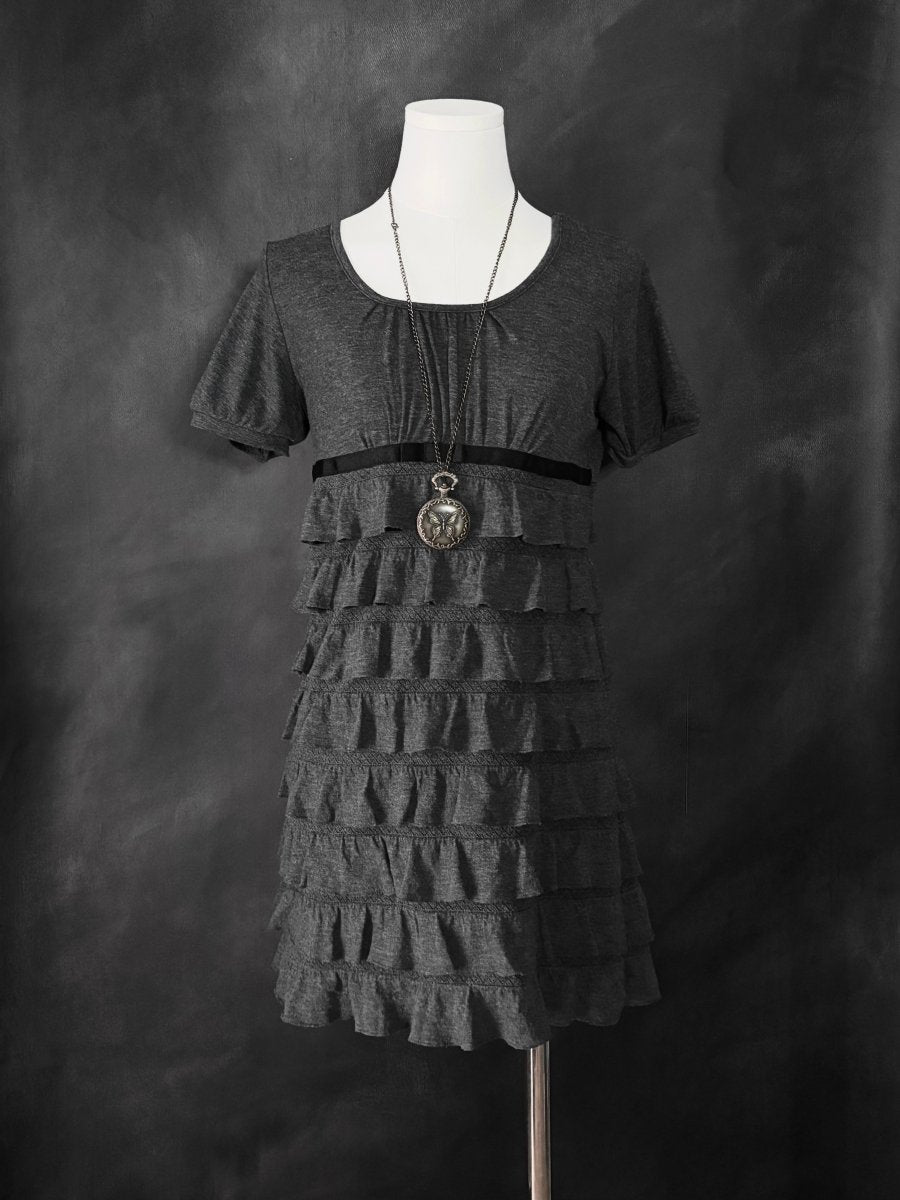 Psalm Frilly Tunic - MIDNIGHT FAE