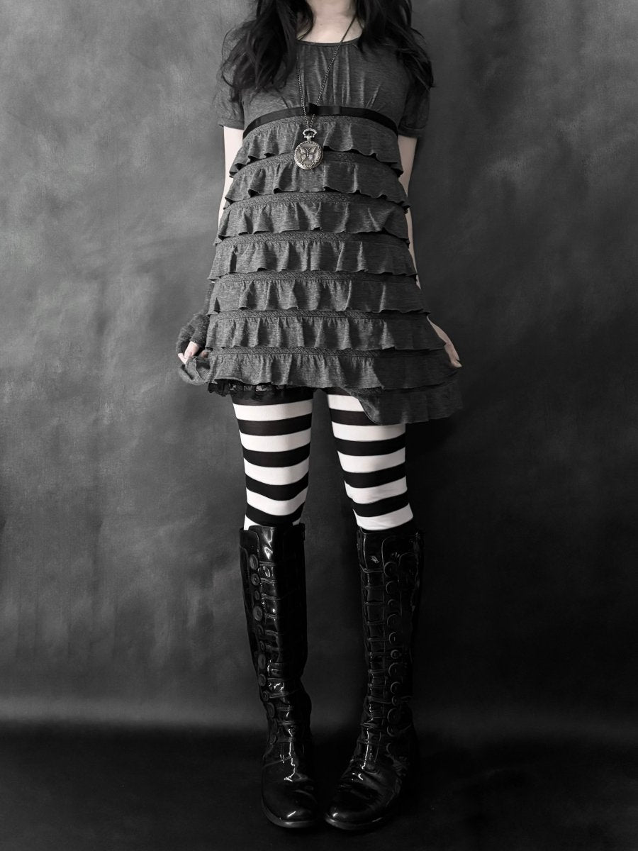 Psalm Frilly Tunic - MIDNIGHT FAE